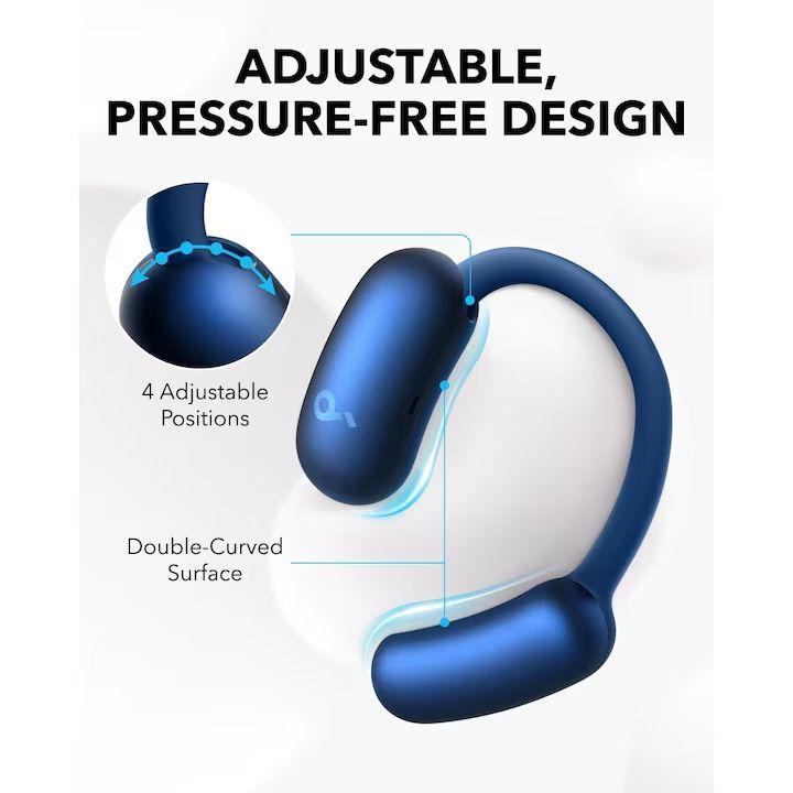 ANKER Soundcore AeroFit 2 Bluetooth Headset Blue ANKER Soundcore AeroFit 2 Bluetooth Headset Blue