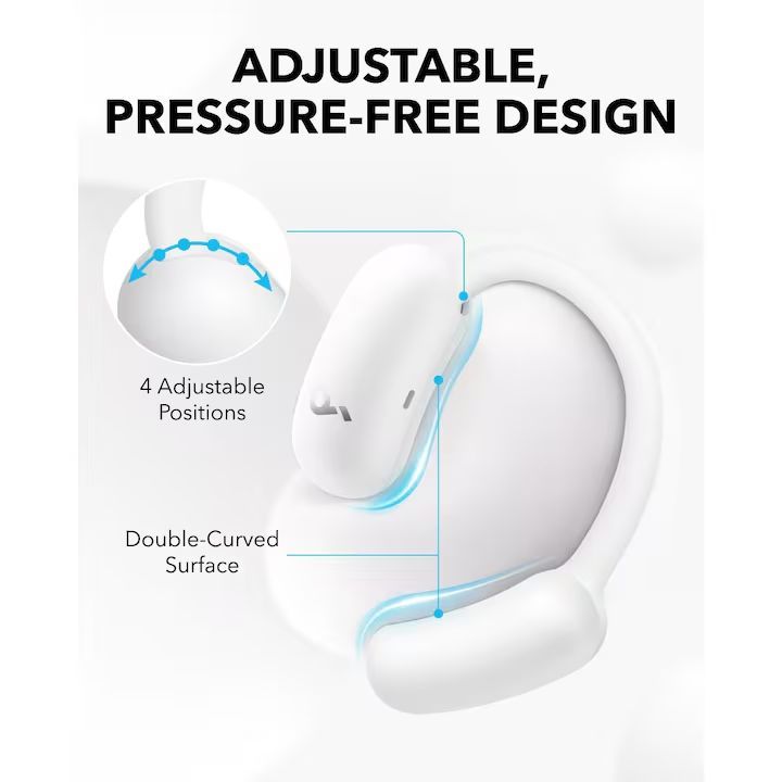 ANKER Soundcore AeroFit 2 Bluetooth Headset White ANKER Soundcore AeroFit 2 Bluetooth Headset White