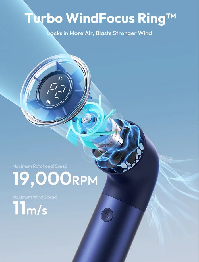 Aecooly Aero Pro Handheld High-Speed Fan Blue Aecooly Aero Pro Handheld High-Speed Fan Blue