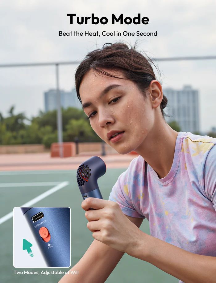 Aecooly Aero Ultra Handheld High-Speed Fan Blue/Orange Aecooly Aero Ultra Handheld High-Speed Fan Blue/Orange