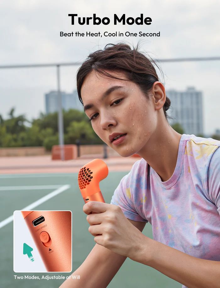 Aecooly Aero Ultra Handheld High-Speed Fan Orange Aecooly Aero Ultra Handheld High-Speed Fan Orange