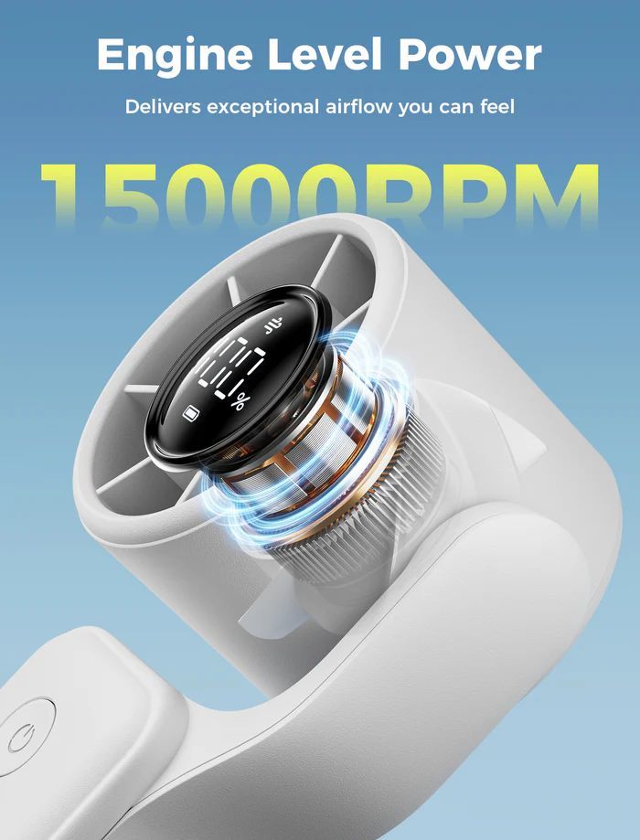 Aecooly Air Gimbal Portable Handheld Fan White Aecooly Air Gimbal Portable Handheld Fan White