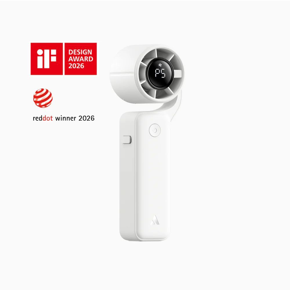 Aecooly Air Gimbal Portable Handheld Fan White Aecooly Air Gimbal Portable Handheld Fan White