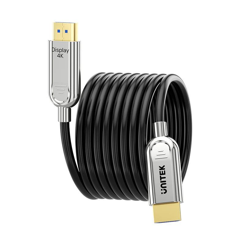 Unitek Fiber Optic 4K HDMI Cable 20m Space Grey Unitek Fiber Optic 4K HDMI Cable 20m Space Grey