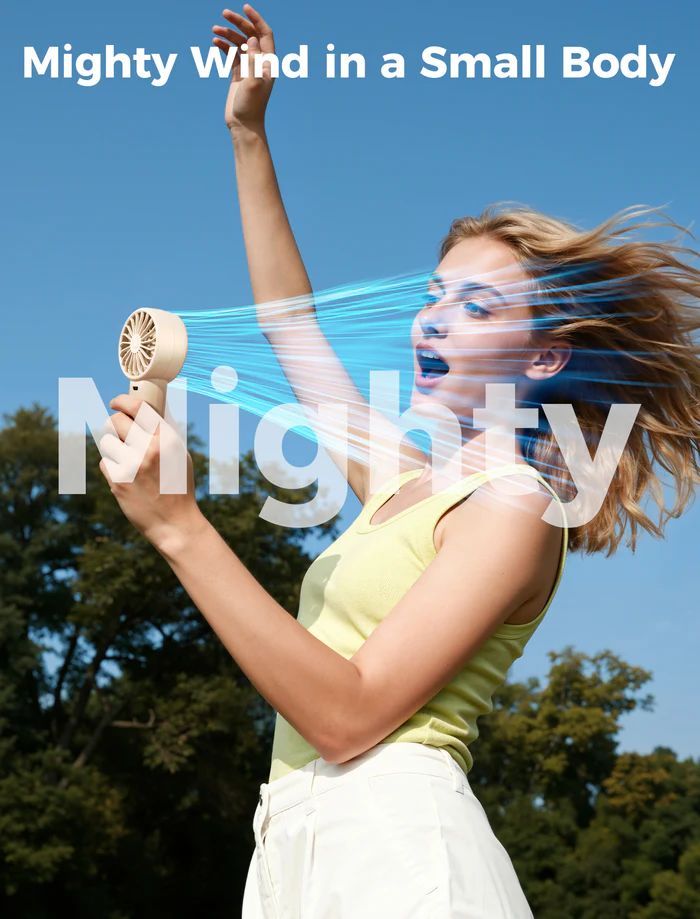 Aecooly Halo 03 Portable Handheld Fan Beige Aecooly Halo 03 Portable Handheld Fan Beige