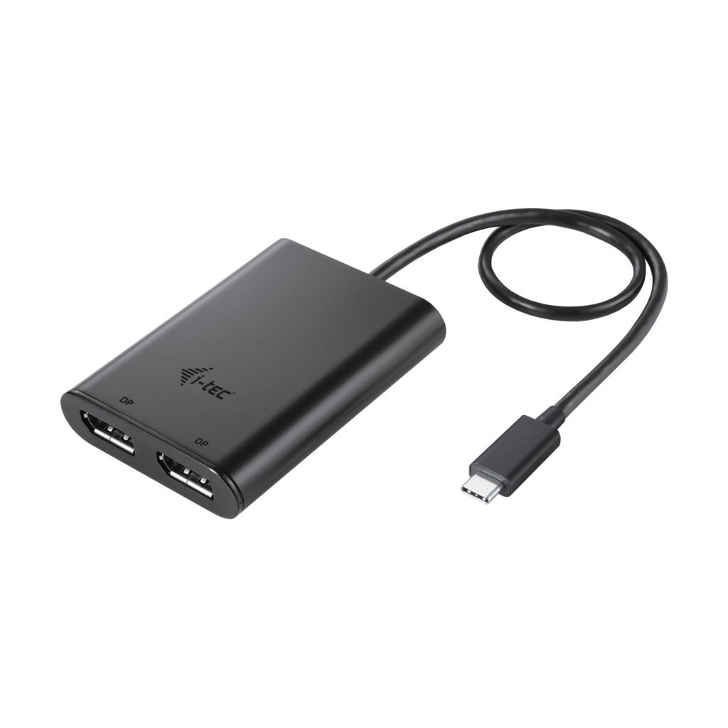 I-TEC USB-C Dual 4K/60Hz (single 8K/30Hz) DP Video Adapter