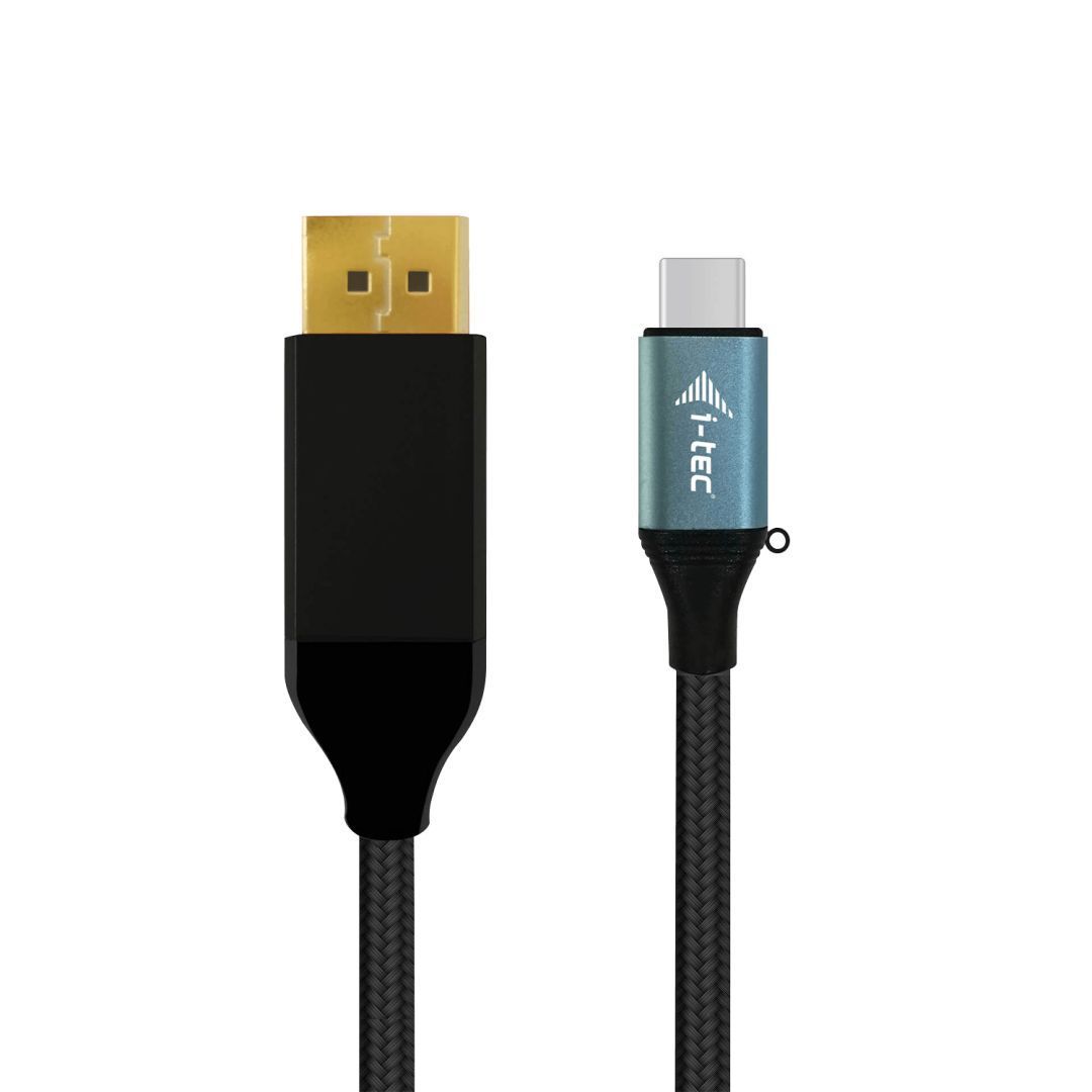 I-TEC USB-C DisplayPort Cable Adapter 4K/60Hz 2m Black I-TEC USB-C DisplayPort Cable Adapter 4K/60Hz 2m Black