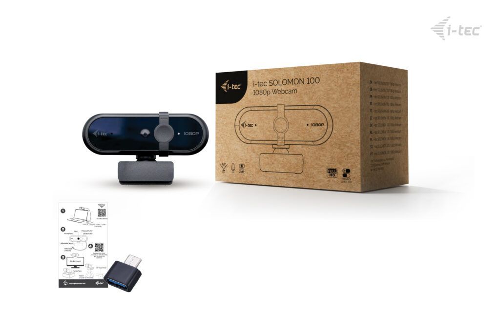 I-TEC Solomon 100 Webkamera Black