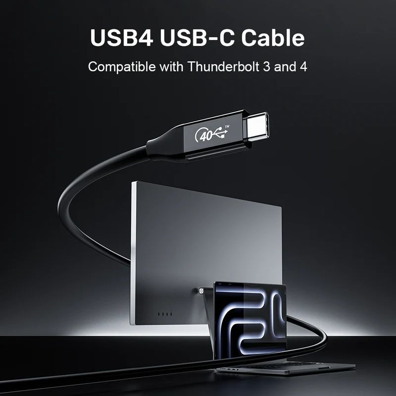 Unitek USB4 USB-C Cable 20m Black Unitek USB4 USB-C Cable 20m Black
