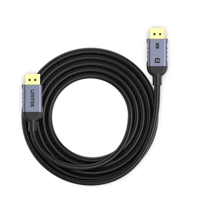 Unitek 8K DisplayPort 1.4 Cable 1m Black Unitek 8K DisplayPort 1.4 Cable 1m Black