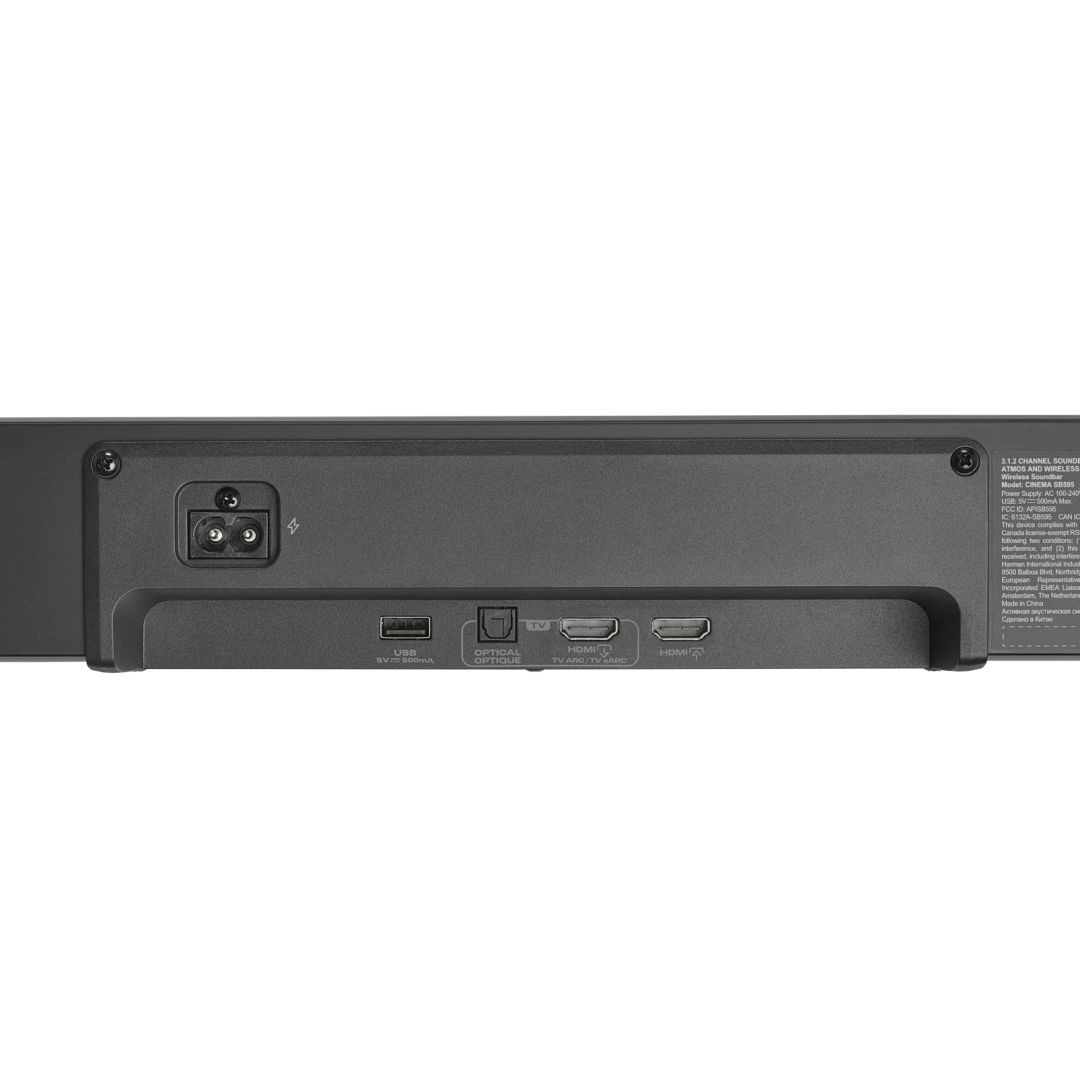 JBL Cinema SB595 3.1.2 Bluetooth Soundbar Black JBL Cinema SB595 3.1.2 Bluetooth Soundbar Black