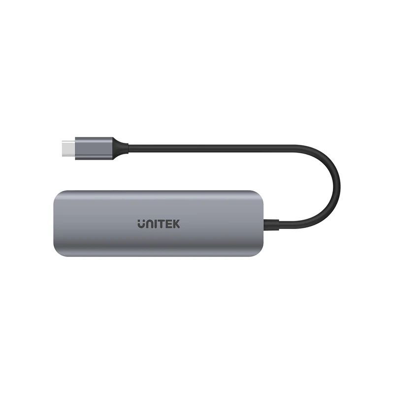 Unitek uHUB P5+ 4 Ports Powered USB-C Hub Space Grey Unitek uHUB P5+ 4 Ports Powered USB-C Hub Space Grey