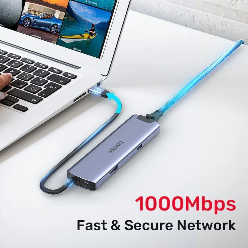 Unitek 6-in-1 Multiport USB-C HUB Unitek 6-in-1 Multiport USB-C HUB