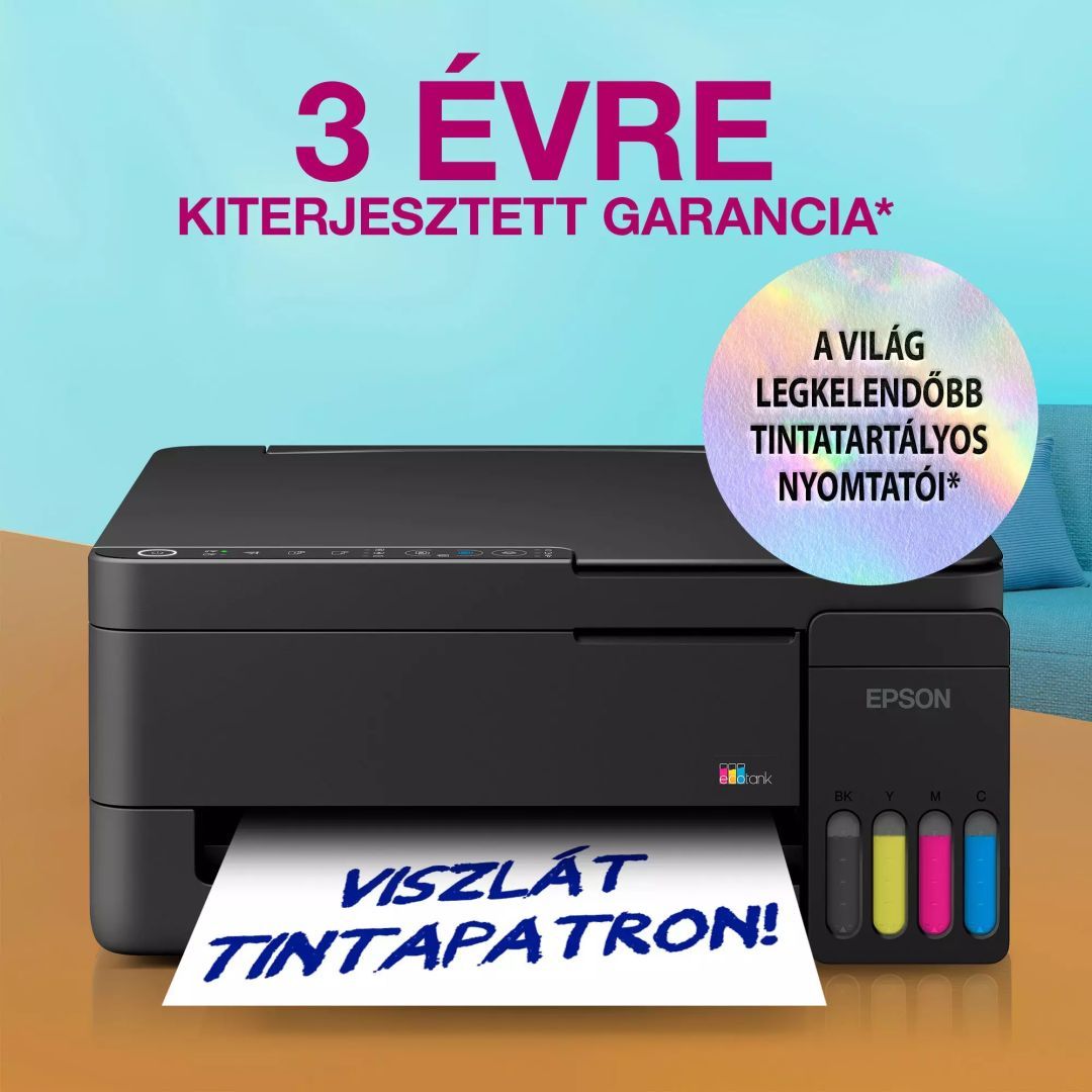 Epson EcoTank L3351W Wireless Tintasugaras Nyomtató/Másoló/Scanner