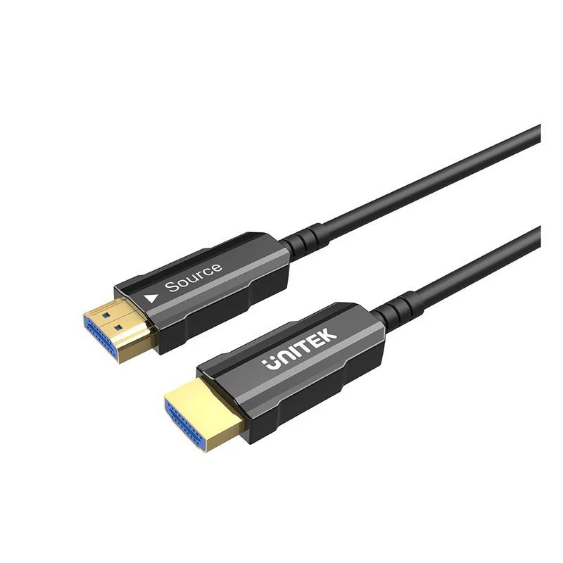 Unitek HDMI Fiber Optic Cable 4K 60Hz 20m Black Unitek HDMI Fiber Optic Cable 4K 60Hz 20m Black