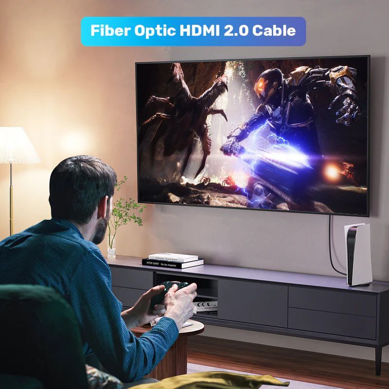 Unitek HDMI Fiber Optic Cable 4K 60Hz 20m Black Unitek HDMI Fiber Optic Cable 4K 60Hz 20m Black