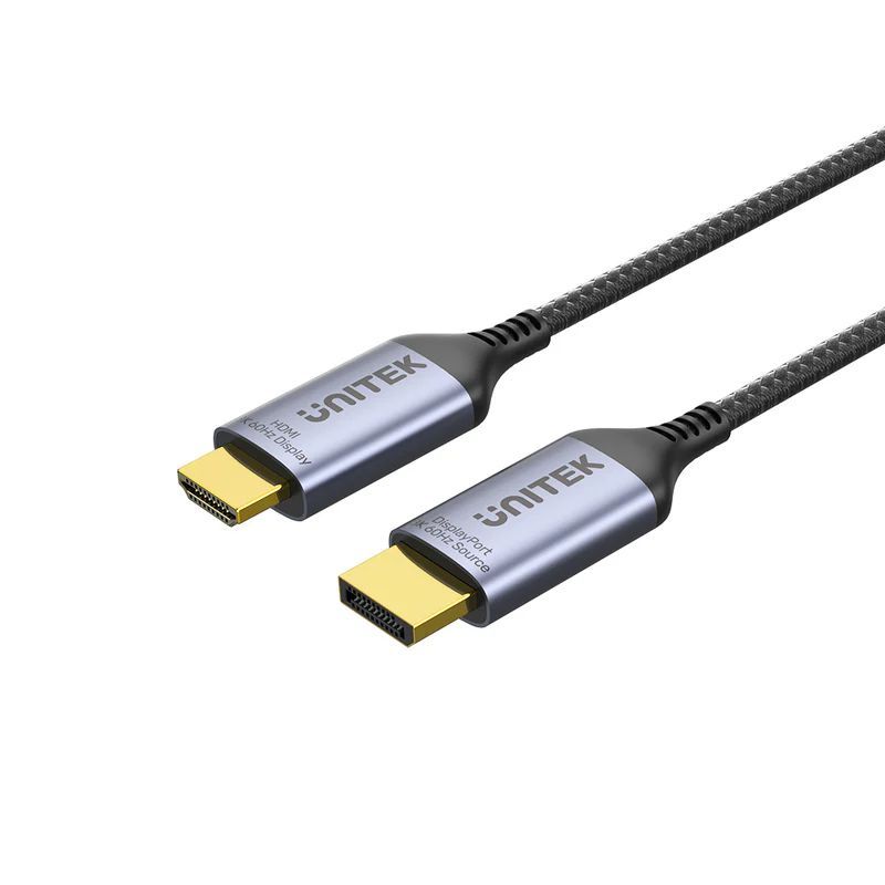 Unitek DisplayPort 1.4 to HDMI 8K Cable 1,8m Black Unitek DisplayPort 1.4 to HDMI 8K Cable 1,8m Black