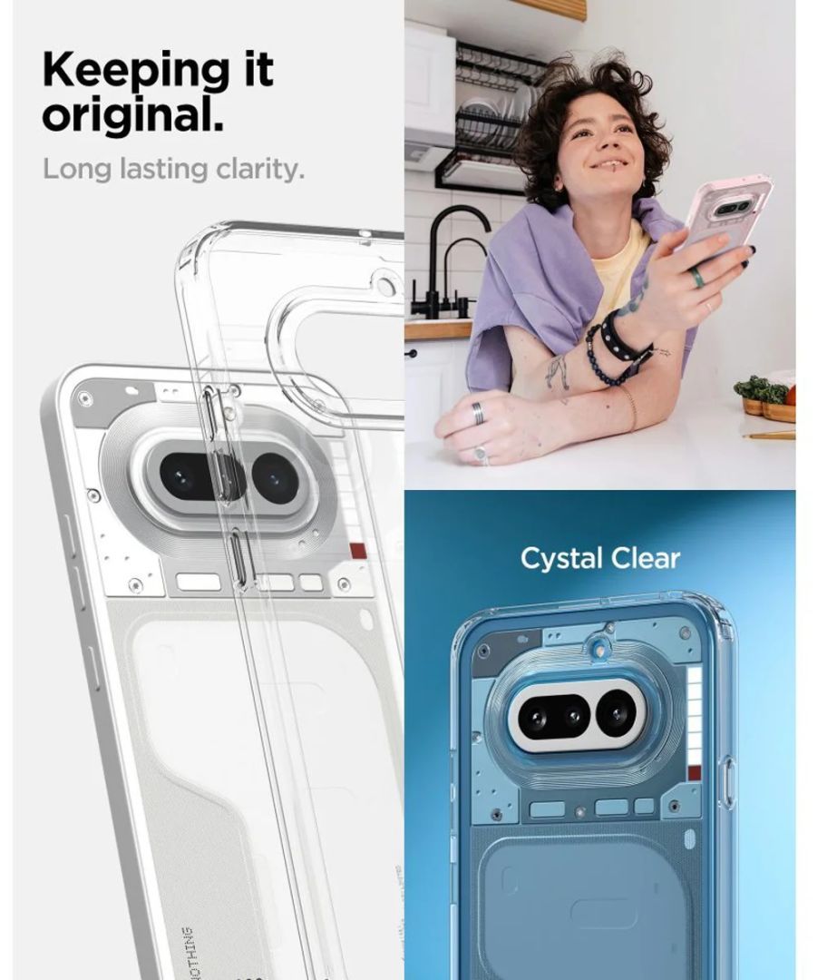 Spigen Ultra Hybrid case for Nothing Phone (4a) Crystal Clear Spigen Ultra Hybrid case for Nothing Phone (4a) Crystal Clear