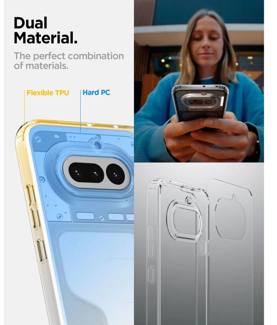 Spigen Ultra Hybrid case for Nothing Phone (4a) Crystal Clear Spigen Ultra Hybrid case for Nothing Phone (4a) Crystal Clear