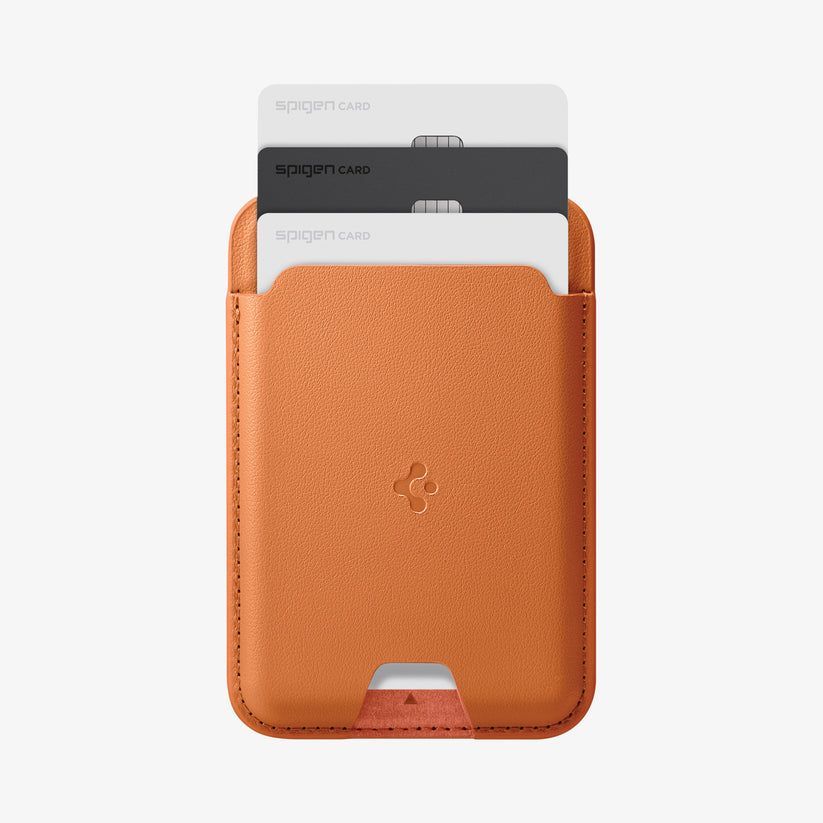 Spigen Valentinus MagSafe Wallet 3 Card Metallic Orange Spigen Valentinus MagSafe Wallet 3 Card Metallic Orange