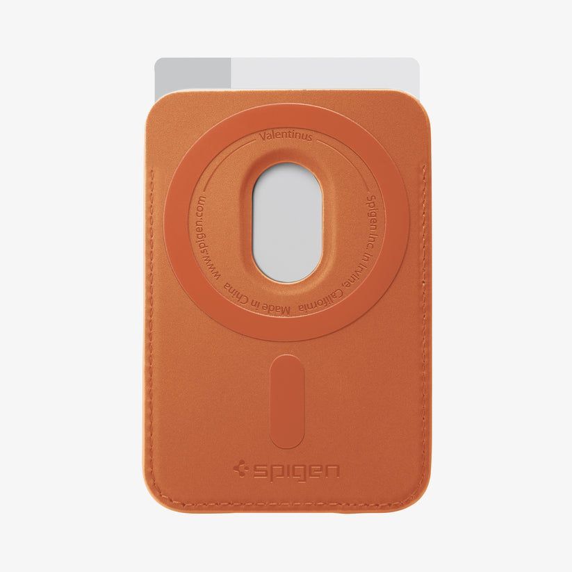Spigen Valentinus MagSafe Wallet 3 Card Metallic Orange Spigen Valentinus MagSafe Wallet 3 Card Metallic Orange