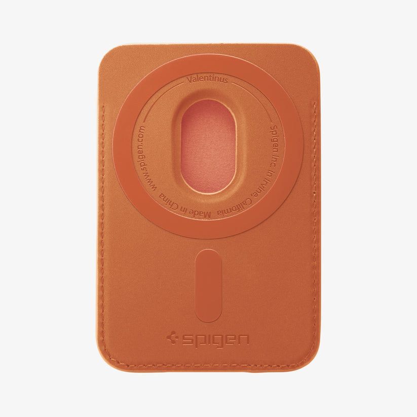 Spigen Valentinus MagSafe Wallet 3 Card Metallic Orange Spigen Valentinus MagSafe Wallet 3 Card Metallic Orange