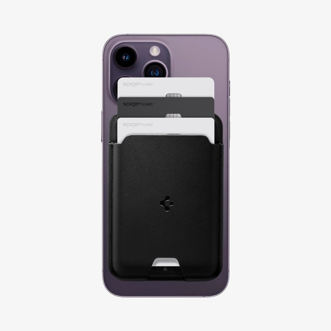 Spigen Valentinus Wallet Magsafe 3 card Black Spigen Valentinus Wallet Magsafe 3 card Black