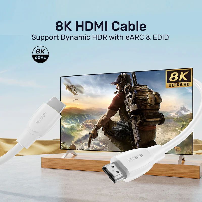 Unitek 8K HDMI Cable 5m White Unitek 8K HDMI Cable 5m White