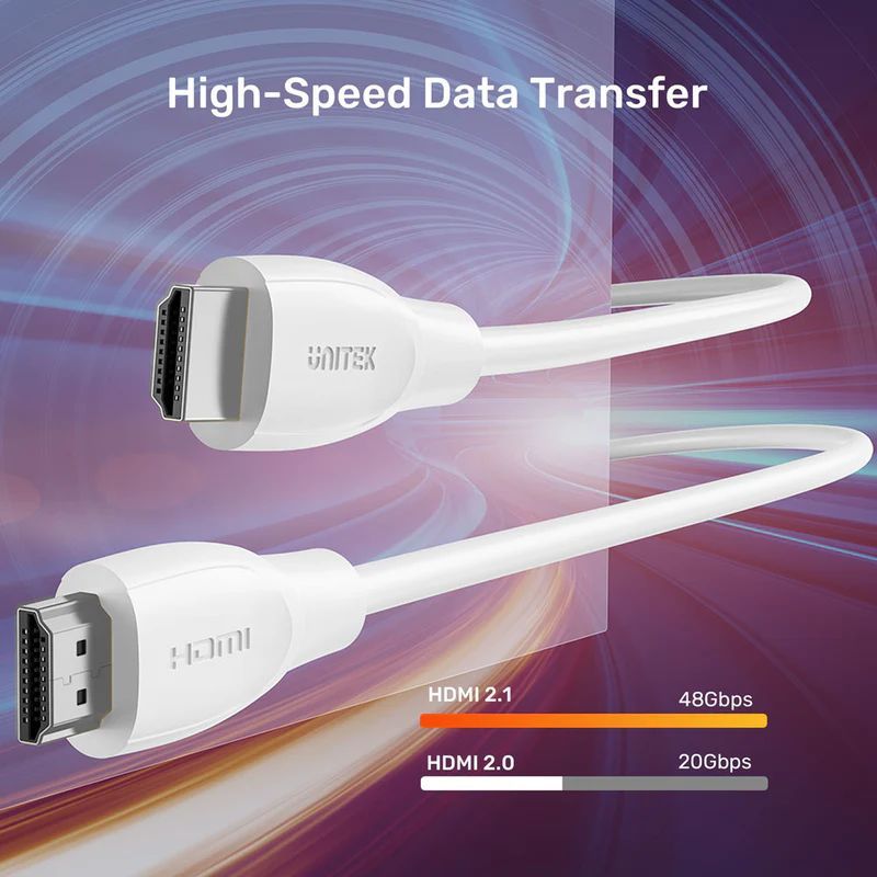 Unitek 8K HDMI Cable 5m White Unitek 8K HDMI Cable 5m White