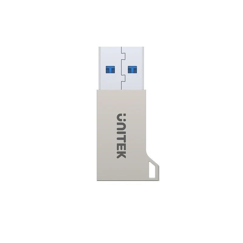Unitek USB-A To USB-C Zinc Adapter Silver Unitek USB-A To USB-C Zinc Adapter Silver