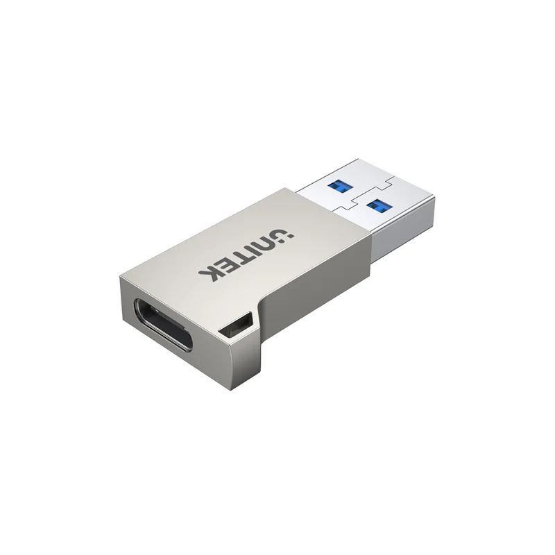 Unitek USB-A To USB-C Zinc Adapter Silver Unitek USB-A To USB-C Zinc Adapter Silver