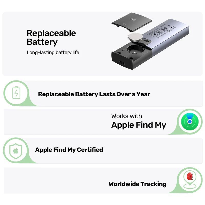 Unitek SolidForce Smart Anti-loss M.2 SSD Enclosure Space Grey Unitek SolidForce Smart Anti-loss M.2 SSD Enclosure Space Grey
