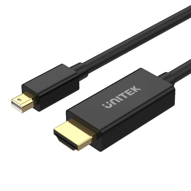 Unitek 4K 30Hz Mini DisplayPort to HDMI 1.4 Cable 2m Black Unitek 4K 30Hz Mini DisplayPort to HDMI 1.4 Cable 2m Black
