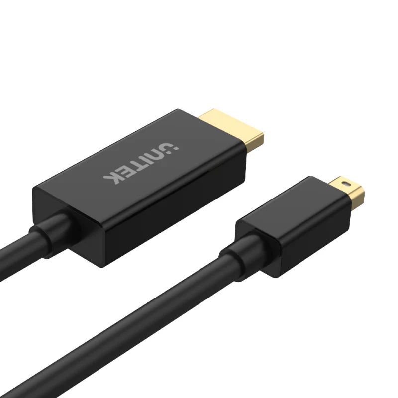 Unitek 4K 30Hz Mini DisplayPort to HDMI 1.4 Cable 2m Black Unitek 4K 30Hz Mini DisplayPort to HDMI 1.4 Cable 2m Black