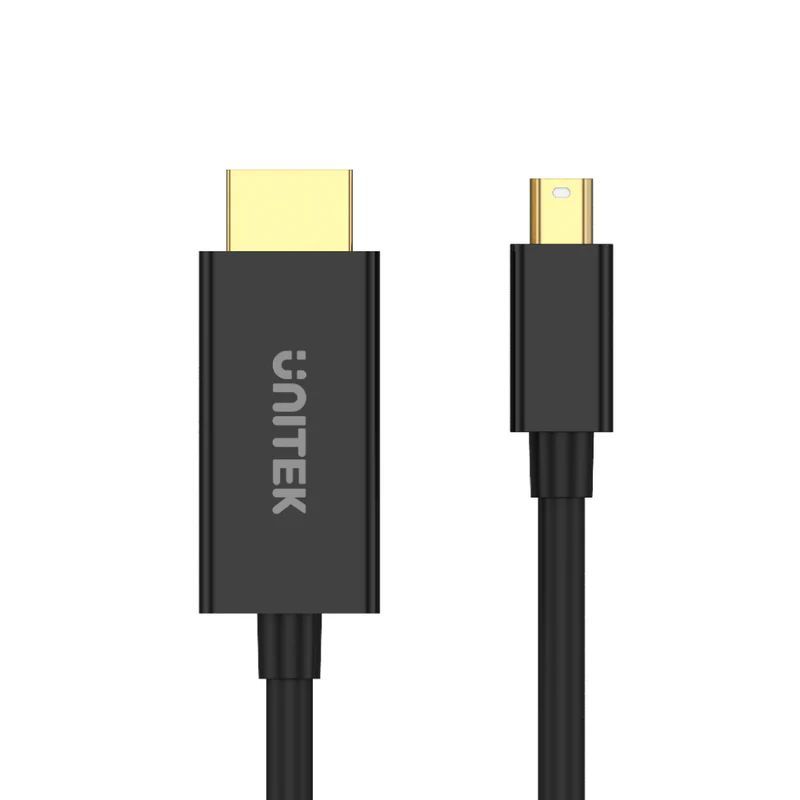 Unitek 4K 30Hz Mini DisplayPort to HDMI 1.4 Cable 2m Black Unitek 4K 30Hz Mini DisplayPort to HDMI 1.4 Cable 2m Black