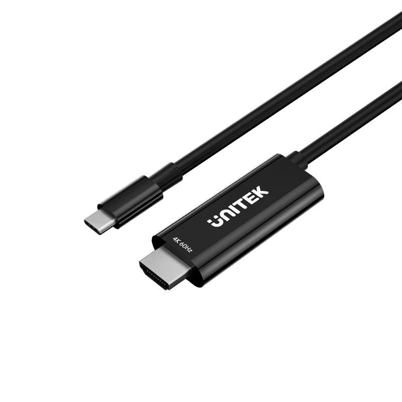 Unitek USB-C to HDMI 4K 60Hz Cable with PD 100W 2m Black Unitek USB-C to HDMI 4K 60Hz Cable with PD 100W 2m Black