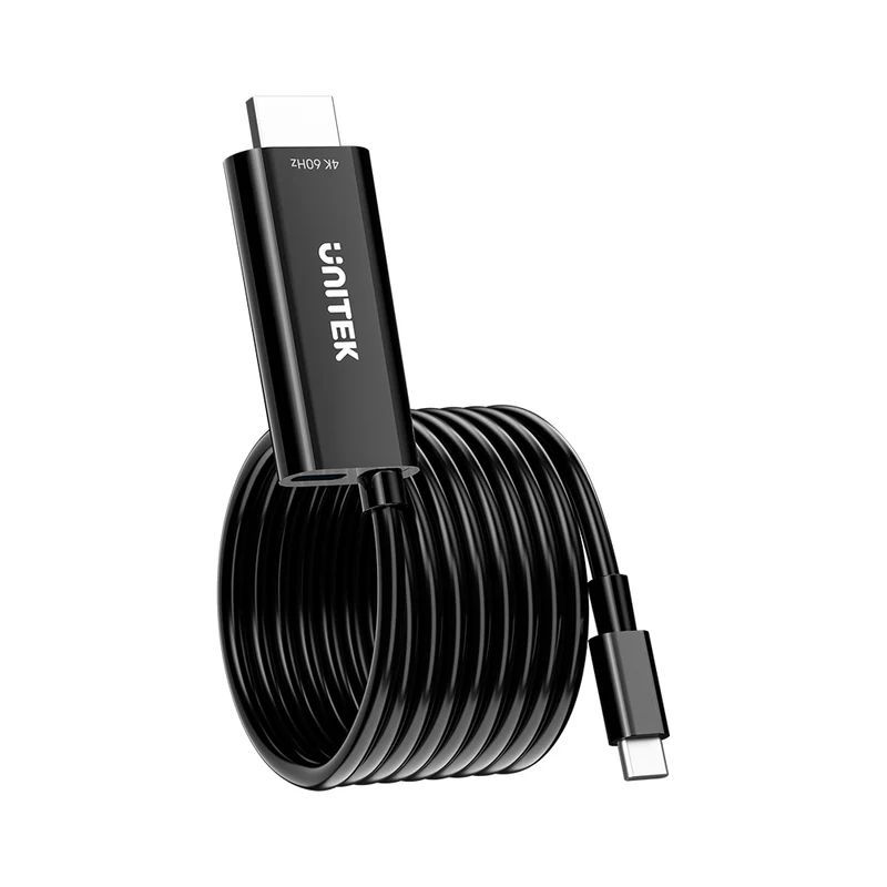 Unitek USB-C to HDMI 4K 60Hz Cable with PD 100W 2m Black Unitek USB-C to HDMI 4K 60Hz Cable with PD 100W 2m Black
