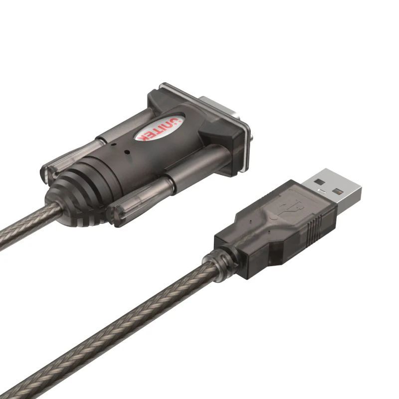 Unitek USB to Serial RS232 Cable 1,5m Transparent Unitek USB to Serial RS232 Cable 1,5m Transparent