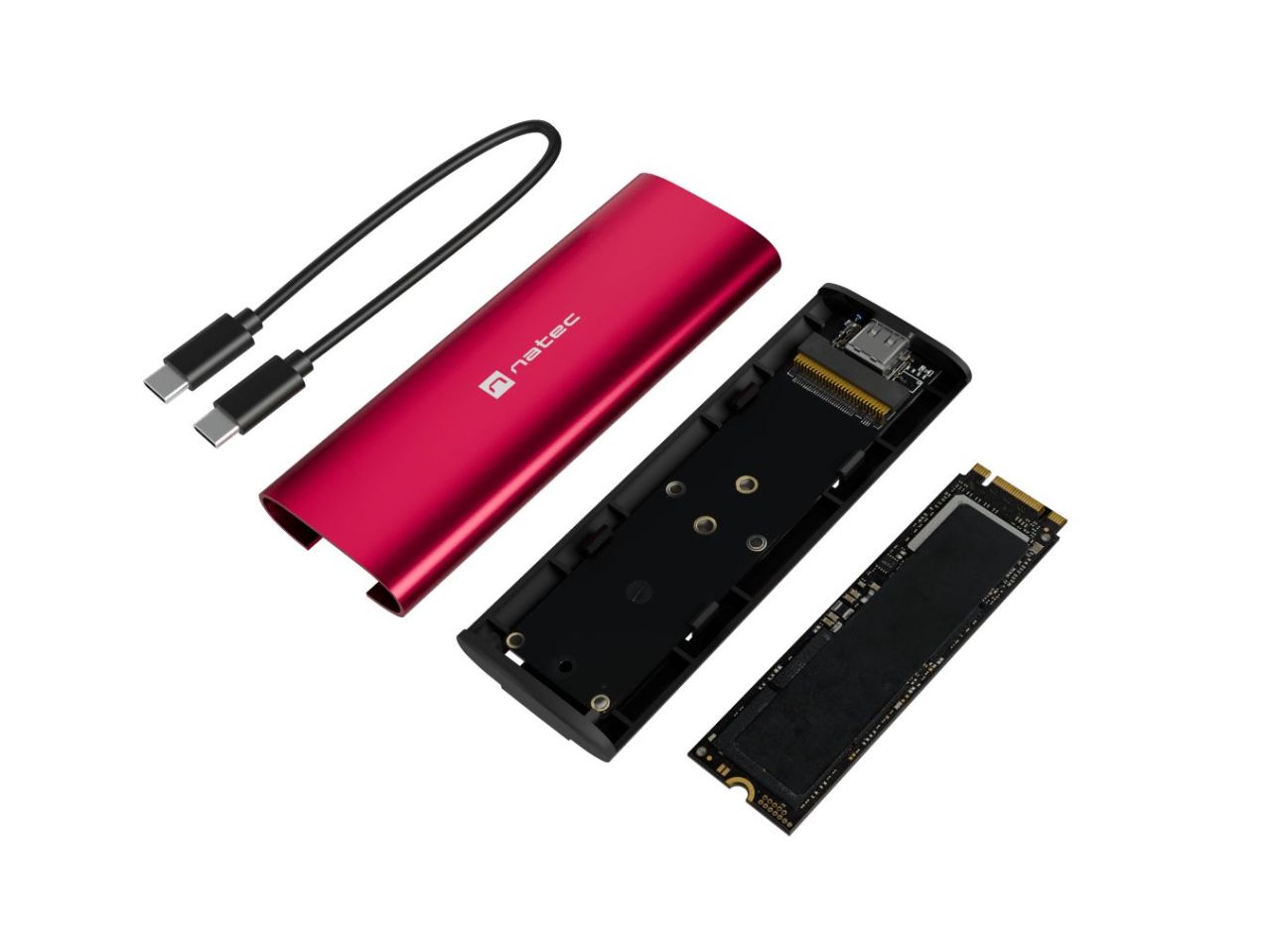 natec Rhino M.2 NVMe Lite Red