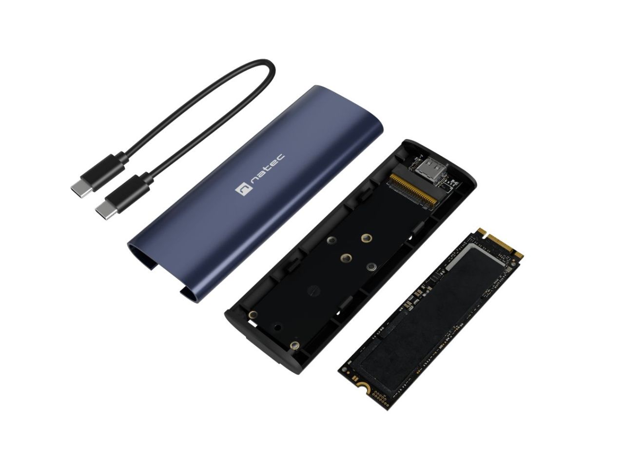 natec Rhino M.2 NVMe Lite Navy Blue