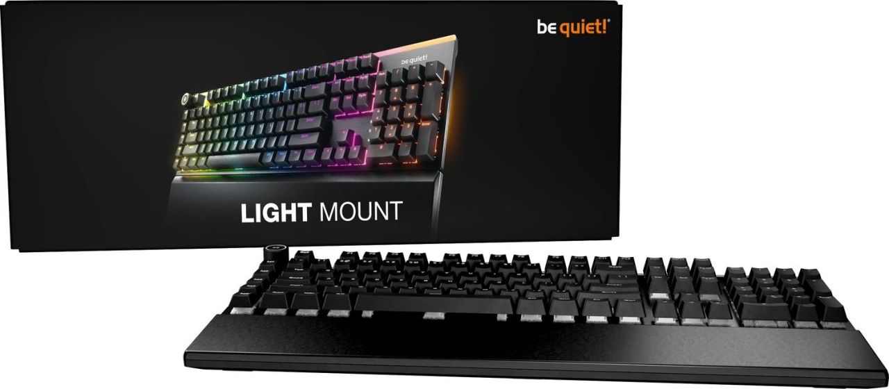 Be quiet! Light Mount Silent Linear Keyboard Black UK