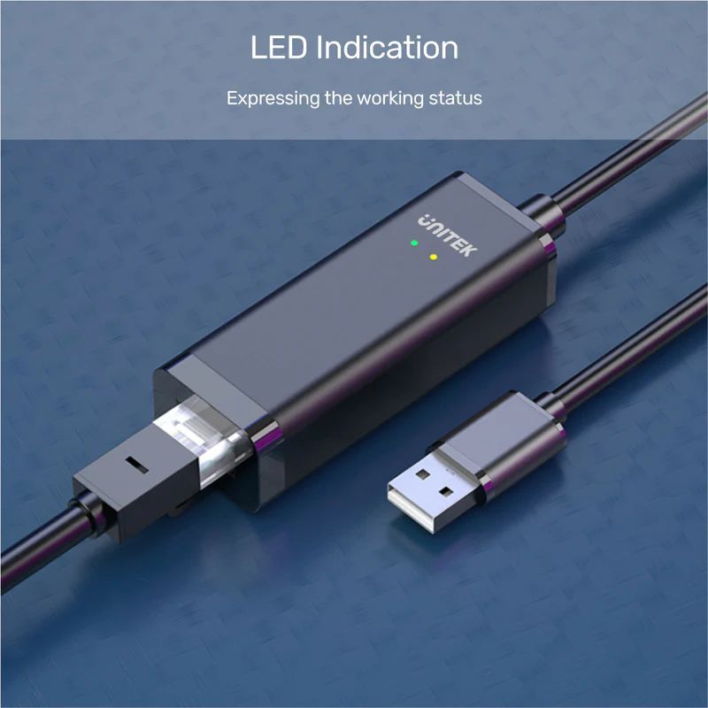 Unitek USB 2.0 to Ethernet Adapter Black Unitek USB 2.0 to Ethernet Adapter Black