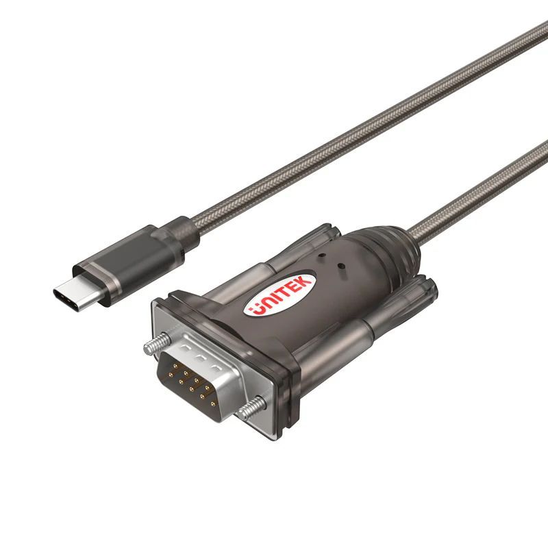 Unitek USB-C to Serial RS232 Cable 1,5m Transparent Unitek USB-C to Serial RS232 Cable 1,5m Transparent