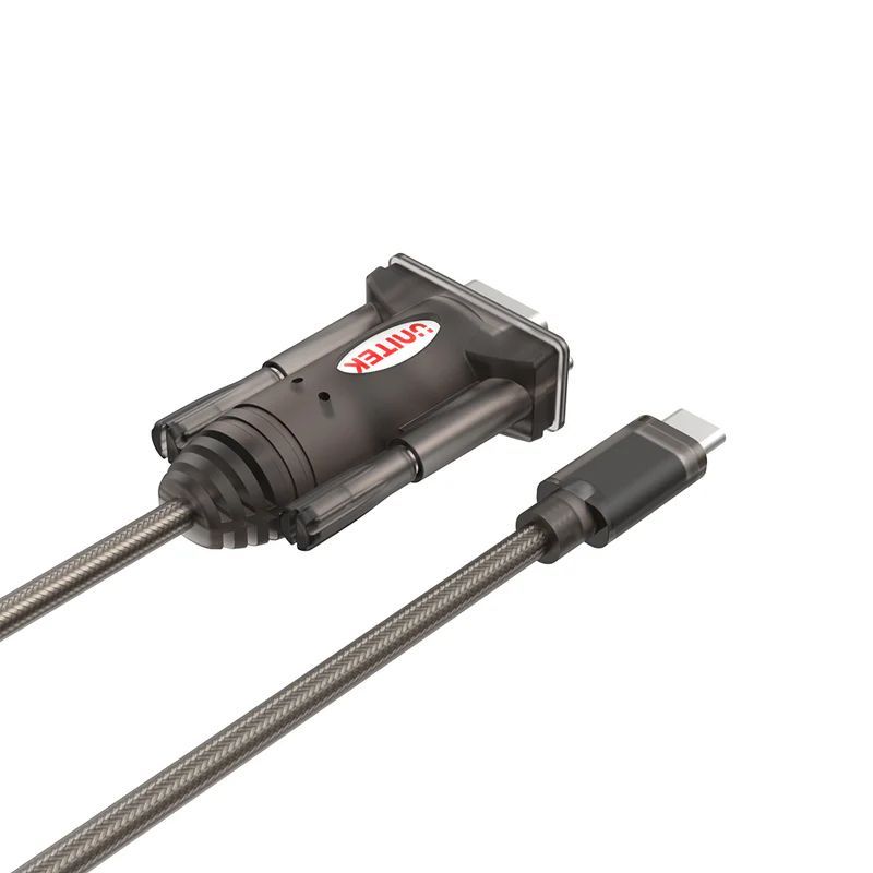 Unitek USB-C to Serial RS232 Cable 1,5m Transparent Unitek USB-C to Serial RS232 Cable 1,5m Transparent