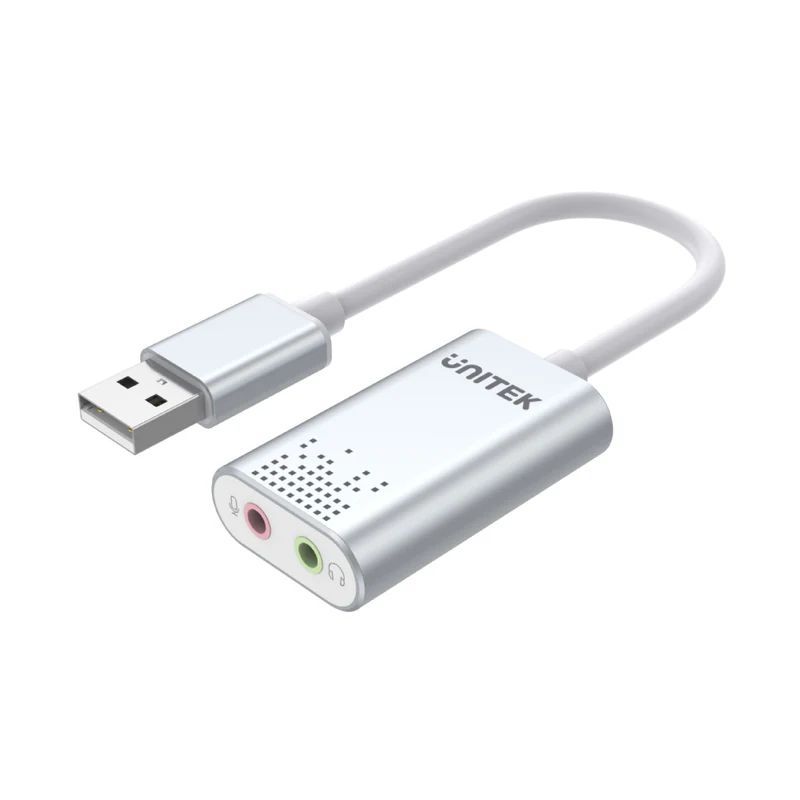 Unitek Y-247A 2.0 USB Hangkártya Silver Unitek Y-247A 2.0 USB Hangkártya Silver