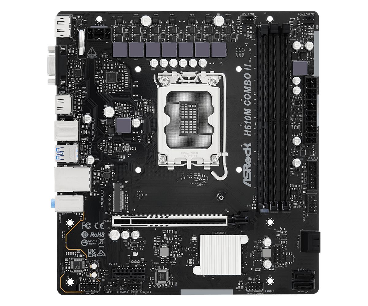 ASRock H610M COMBO II ASRock H610M COMBO II