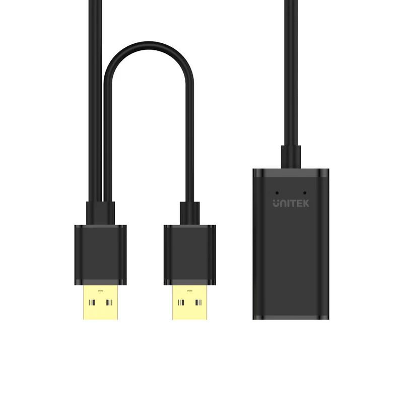 Unitek USB 2.0 Active Extension Cable 10m Black Unitek USB 2.0 Active Extension Cable 10m Black