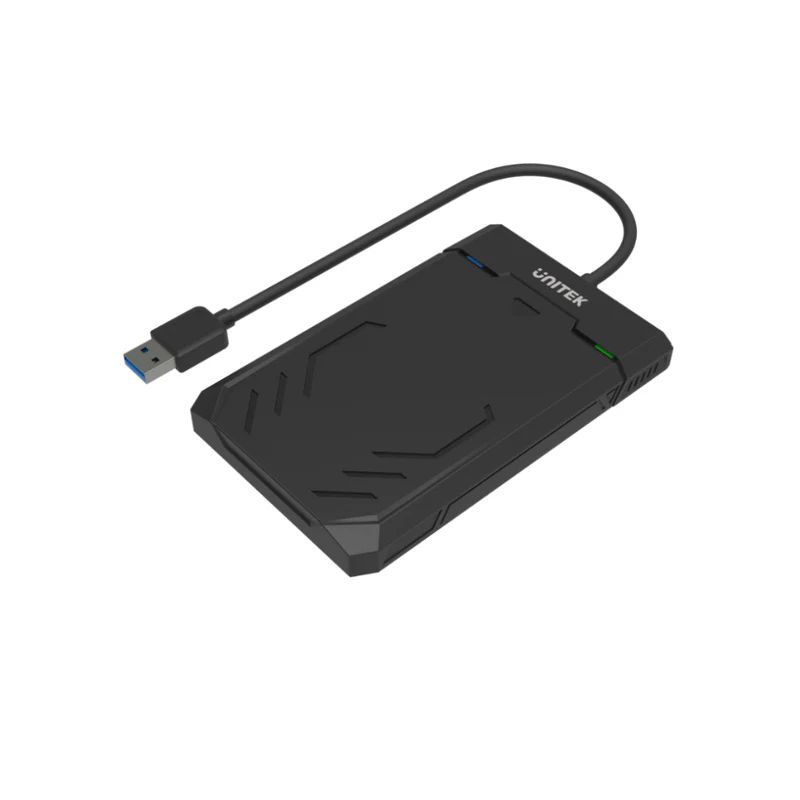 Unitek DiskGuard Raiden 2.5" SATA III 2.5” HDD/SSD Hard Disk Enclosure Black