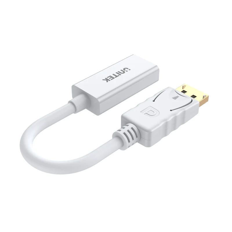Unitek DisplayPort to HDMI 1.4 Adapter 4K 30Hz White