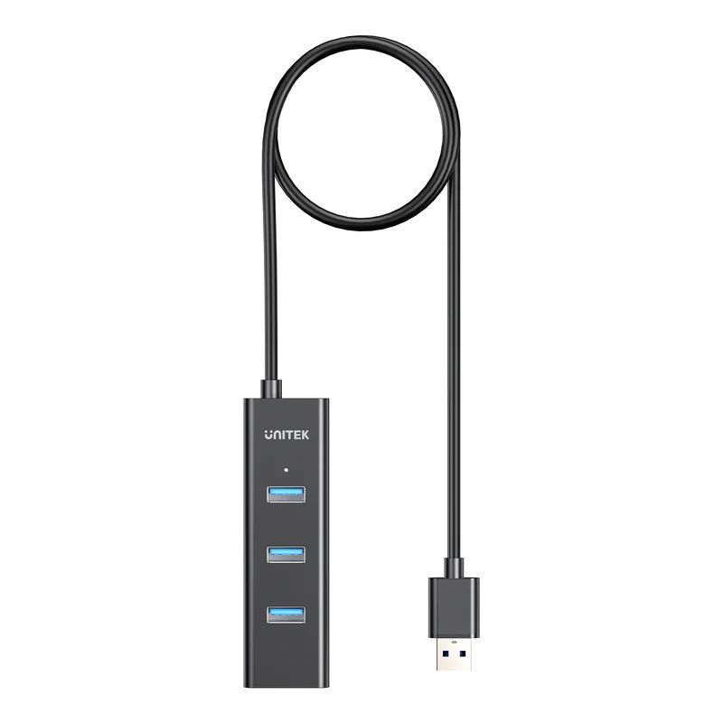 Unitek 4-in-1 USB-A 5Gbps Hub Black Unitek 4-in-1 USB-A 5Gbps Hub Black
